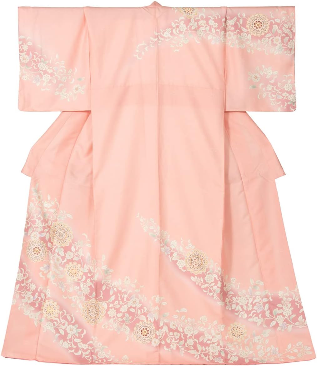 Pちゃん☆様 ［ 色留袖 ］正絹 紺色 ネイビー 格子の地紋 正倉院 三つ