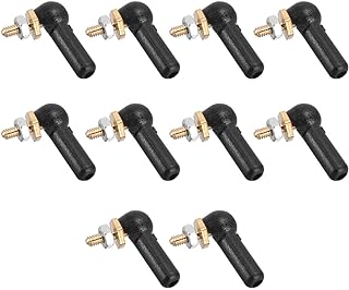 uxcell 10 PCS 2mm/M2 Linkage End Tie Rod End Metal Ball Head Black for RC Boat Car Airplane Robot