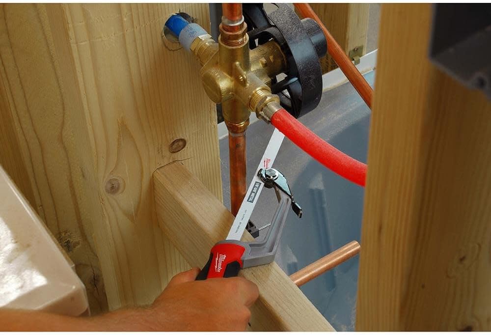 Milwaukee 48-22-0012 Compact Hand Operated Hack Saw w/ Tool-Less Blade Change (10 Inch Blade Included)