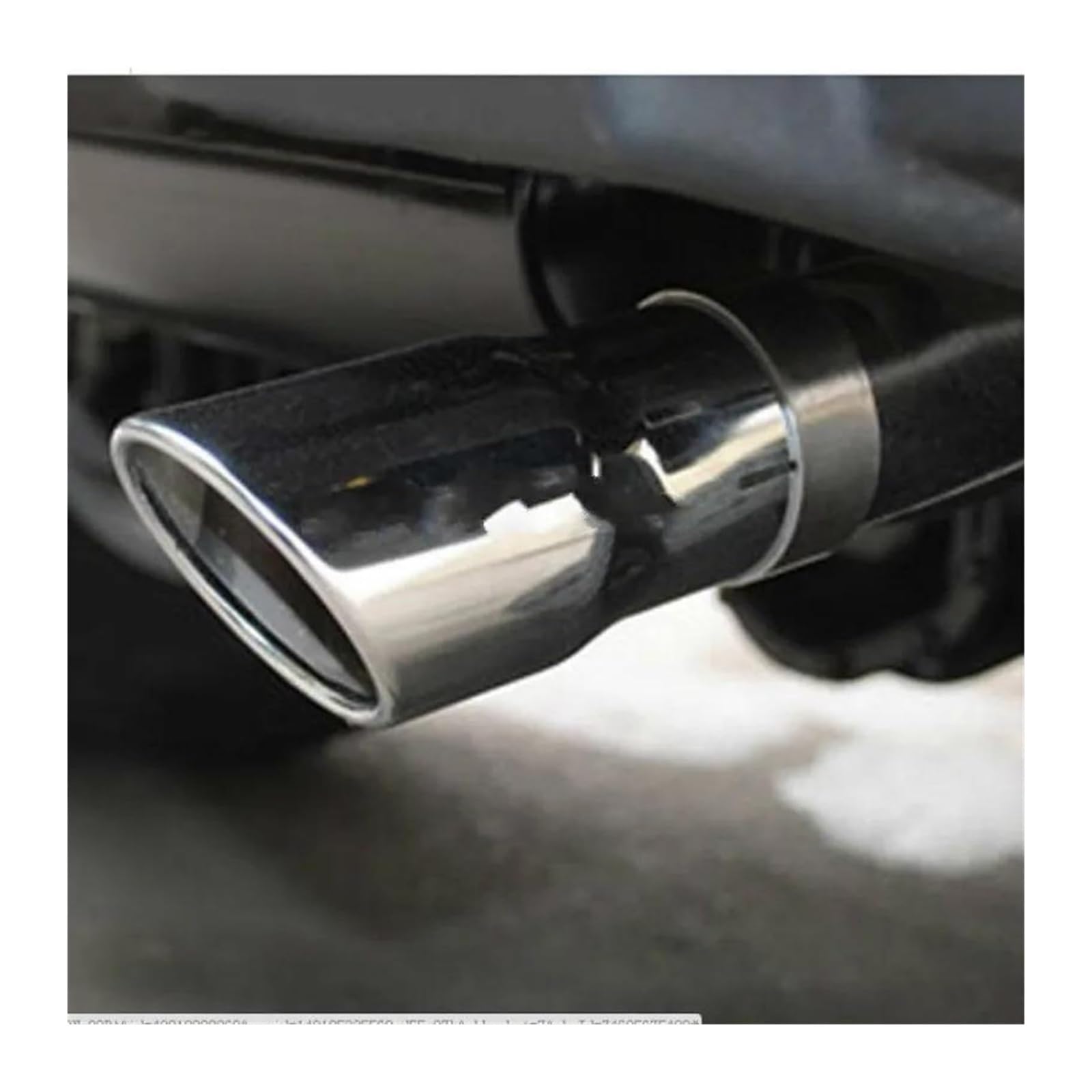 Para Wrangler Silenciador Escape Especial Coche Tubo Modificado Entrada 60-63mm Longitud Punta 185mm Final Silbato Coche Escape Tubo Silenciador