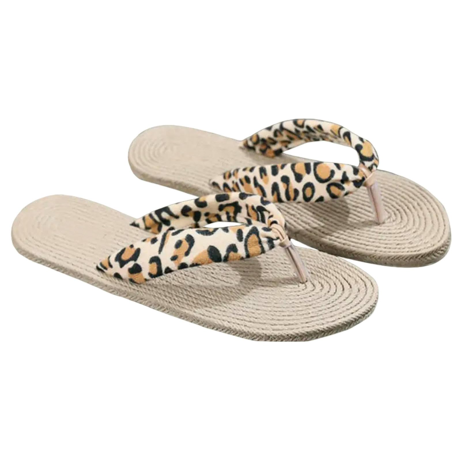 ZSLFCBD Summer Slippers Shoes Women Sandals Anti-slip Flip Flops Floral Beach Thongs Slippers-a-1-35