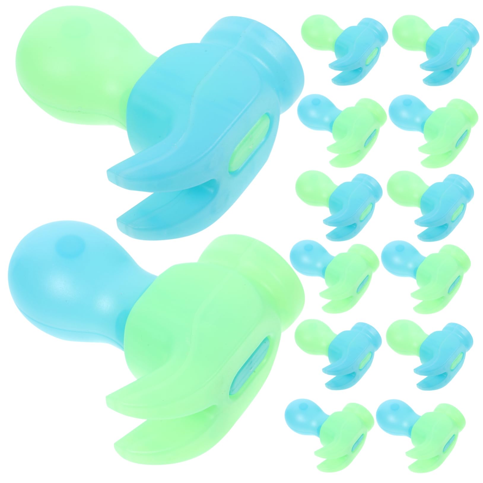 Totority 3D Gravity Hammer Toy Boys and Girls' Led Radish Mallet Relief Fun 20pcs Set