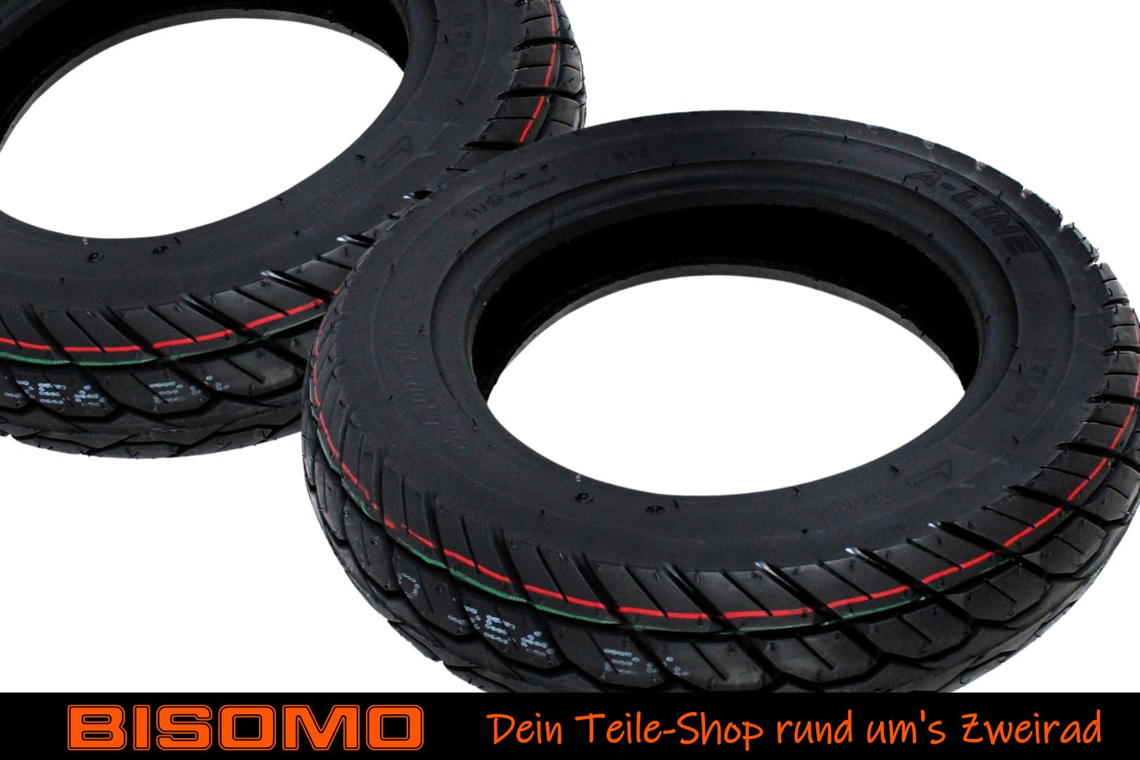 2x Reifen 3.50-10 51J TT Kenda K303A 10" Roller Allwetter F. Piaggio