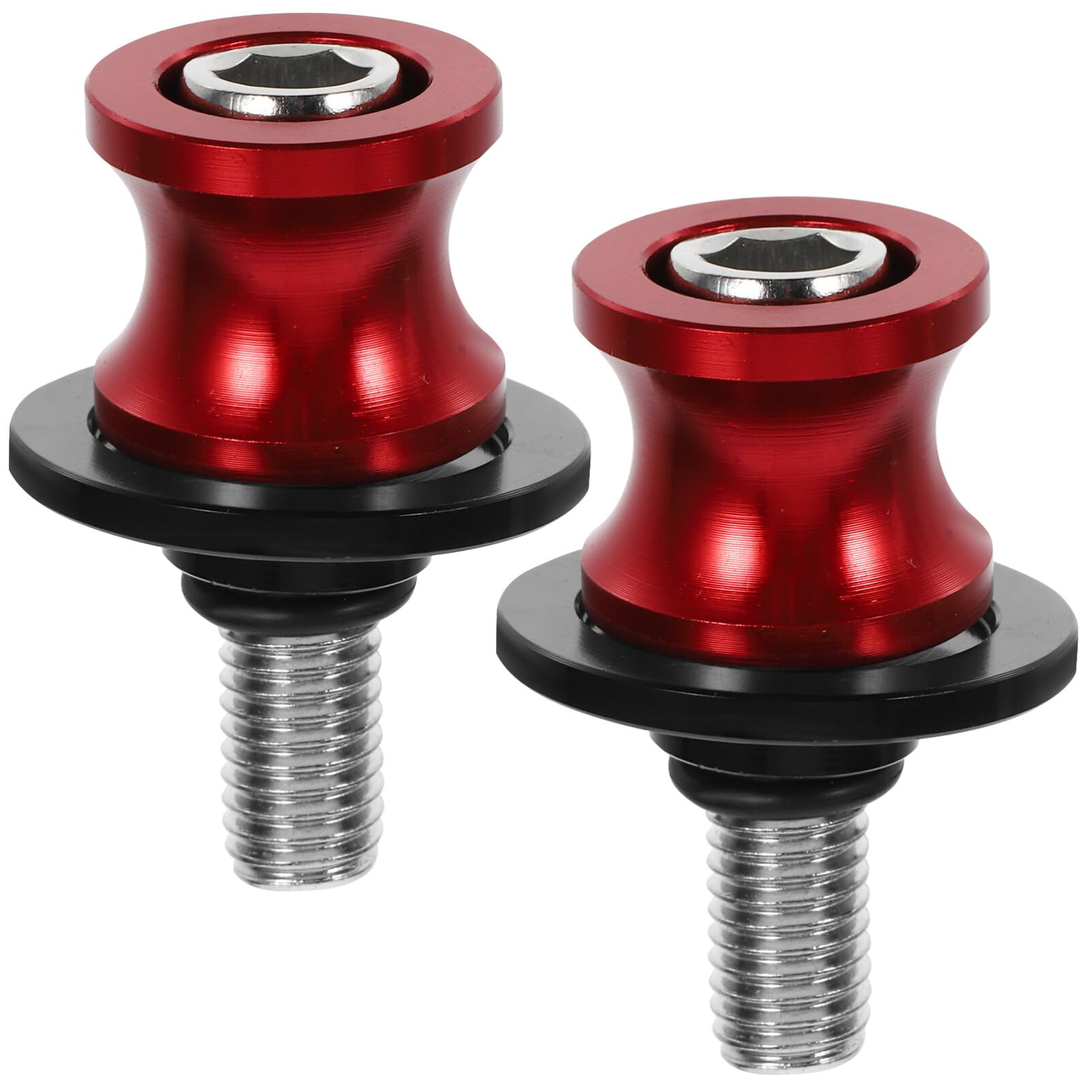iplusmile Solidna Śruba Do Stojaka Motocyklowego Z Żelaza O Rozmiarze 10 Mm Suwaki Do Uniwersalnych Szpul Motocyklowych