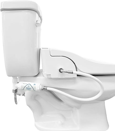 Miniatura 6 de Blooming NB-1360R - Asiento de inodoro con sistema de filtración de agua premium, se adapta a inodoros redondos, tapa de asiento