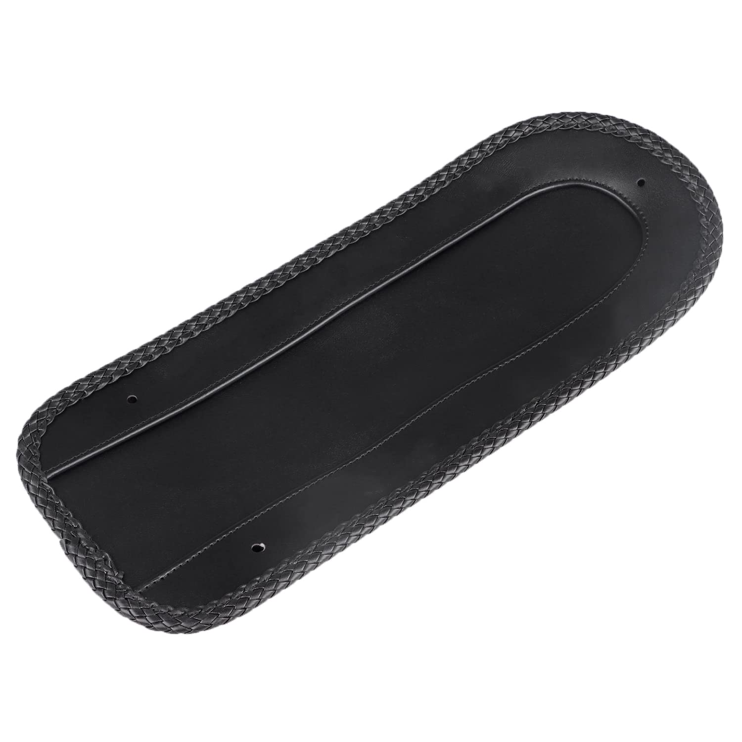 Noir moto pu cuir garde - boue arrière Bib cuir Harley Springer softail Heritage Classic flstc EFI flstci siège simple 2006-2017