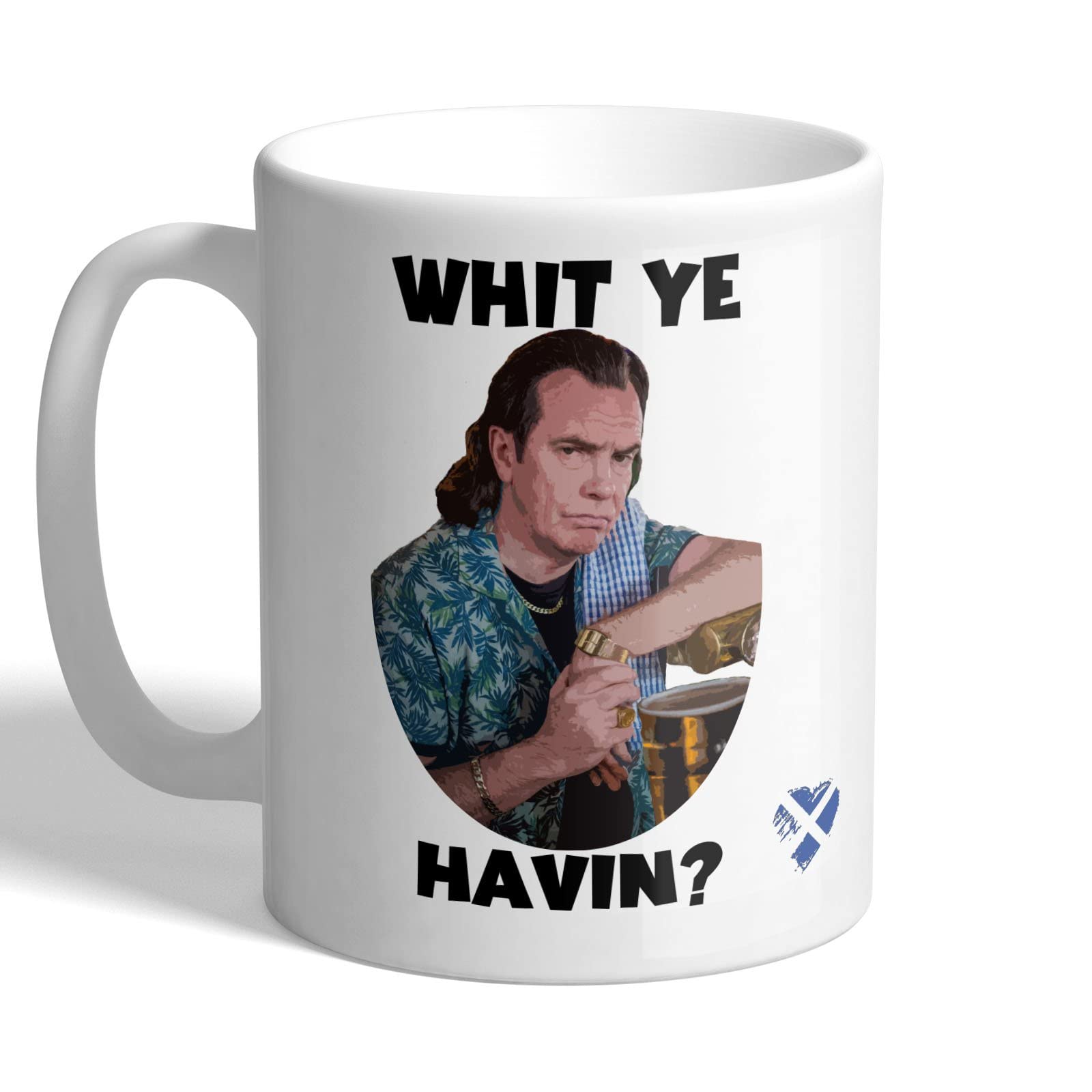 I Love Mugs - Still Game - Whit Ye Havin? - Boaby The Barman - Scottish Mug, Ceramic, 11fl.oz.