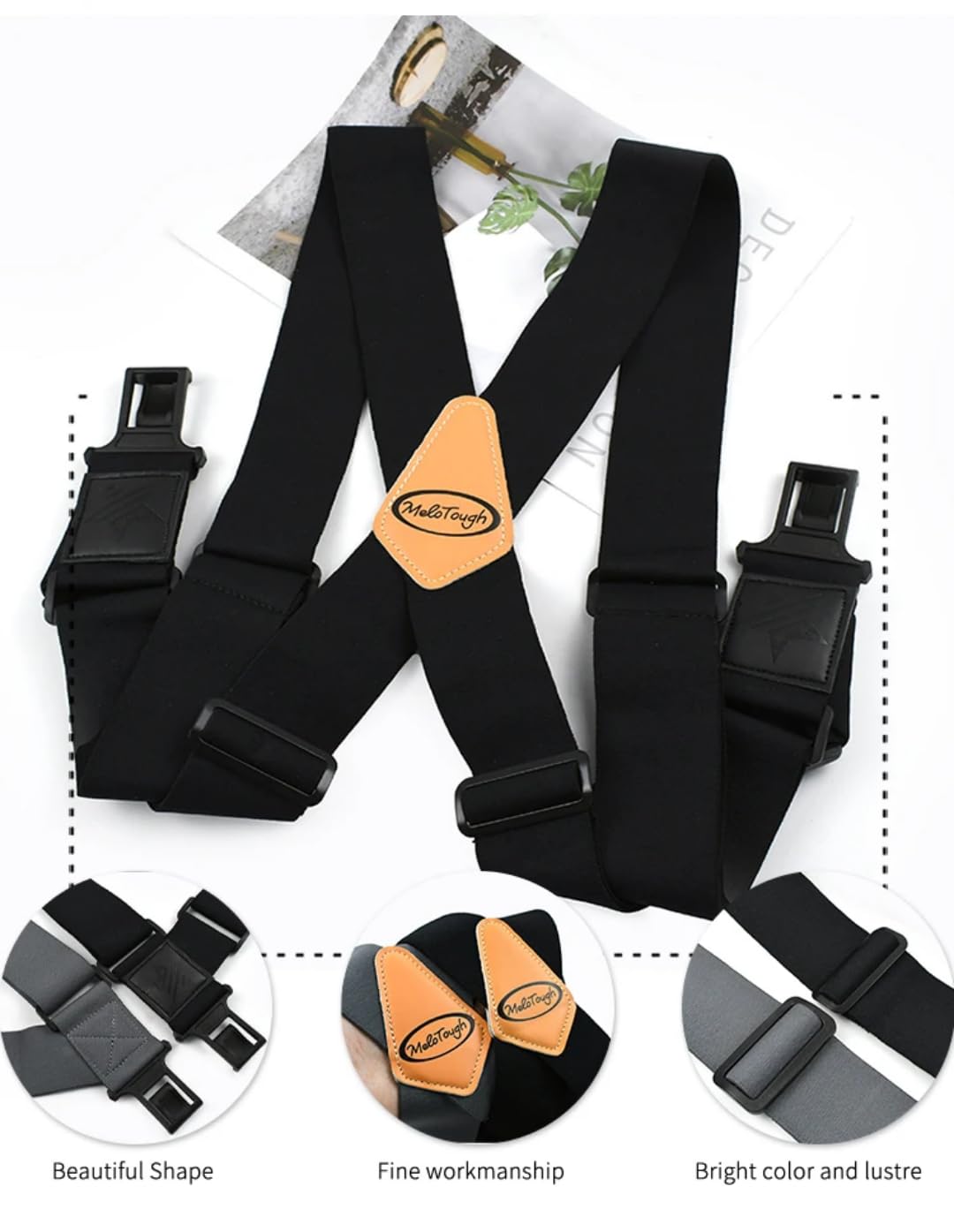 Hosenträger Suspender 5 cm Breite Herren-Hosenträger X-Type Gurt Anpassen Elastische Zahnspangen Manpants Hosenträger Zubehör