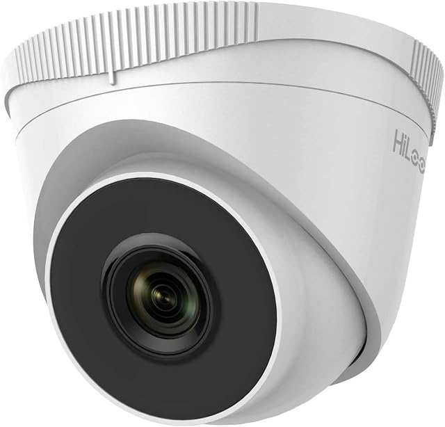 HiLook by Hikvision IPC-T250H-M 5MP 2.8mm Turrent PoE Network Camera with 30m Night Vision IP67 Waterproof Power over Ethernet -White