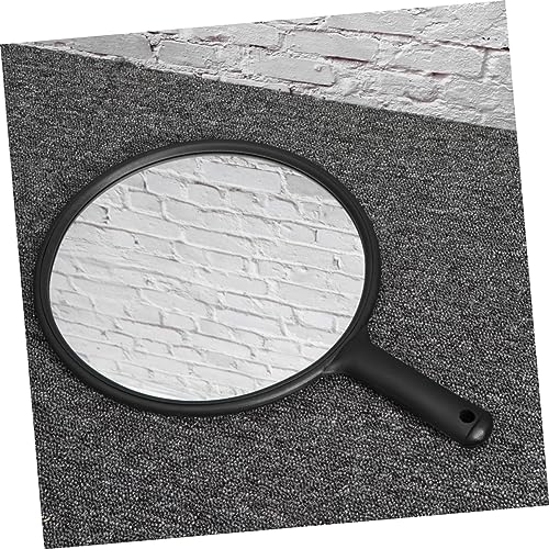 Espejo de mano redondo grande para maquillaje miniatura 7
