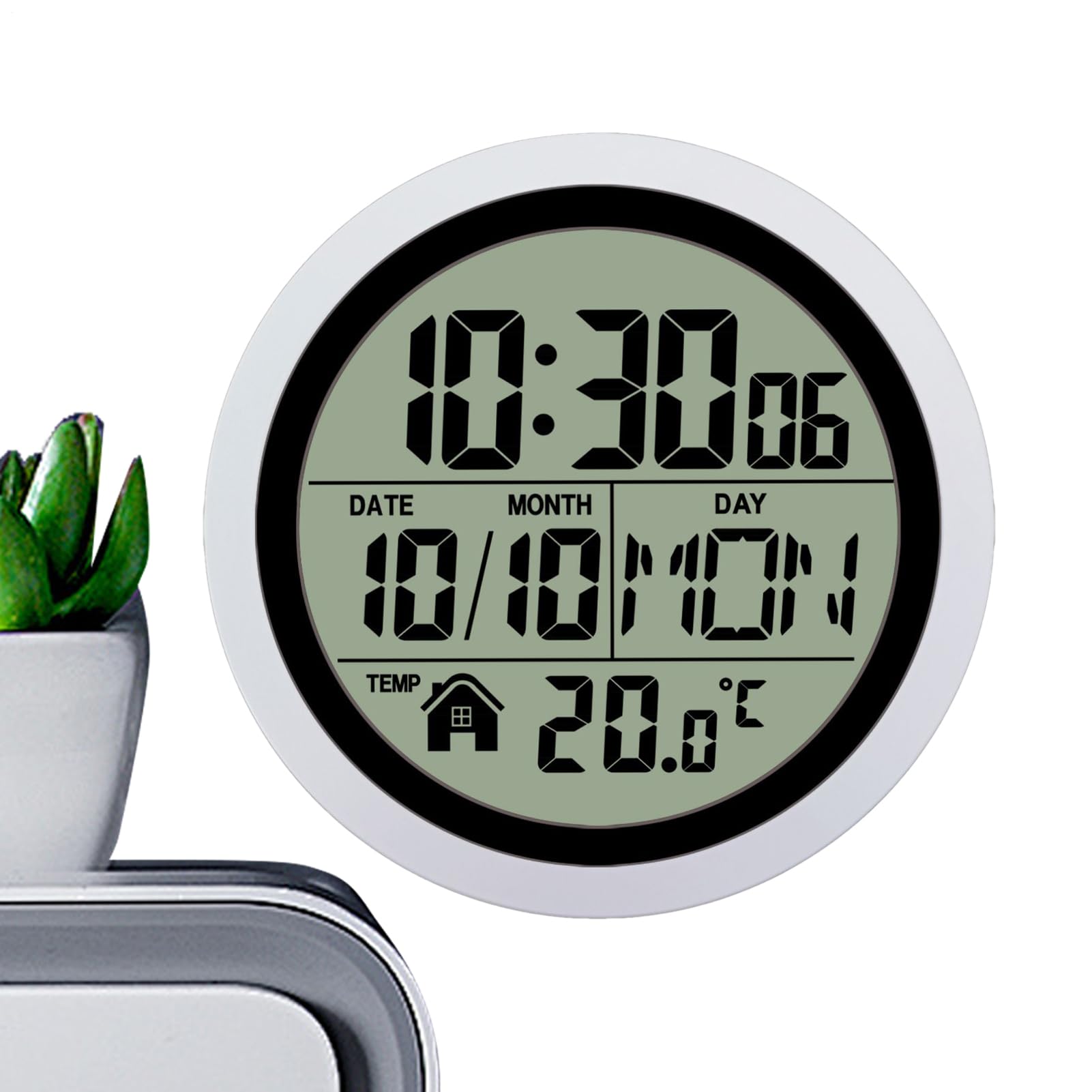 Orologi da Bagno a Batteria Temperatura e Data, Impermeabile, Decorazione