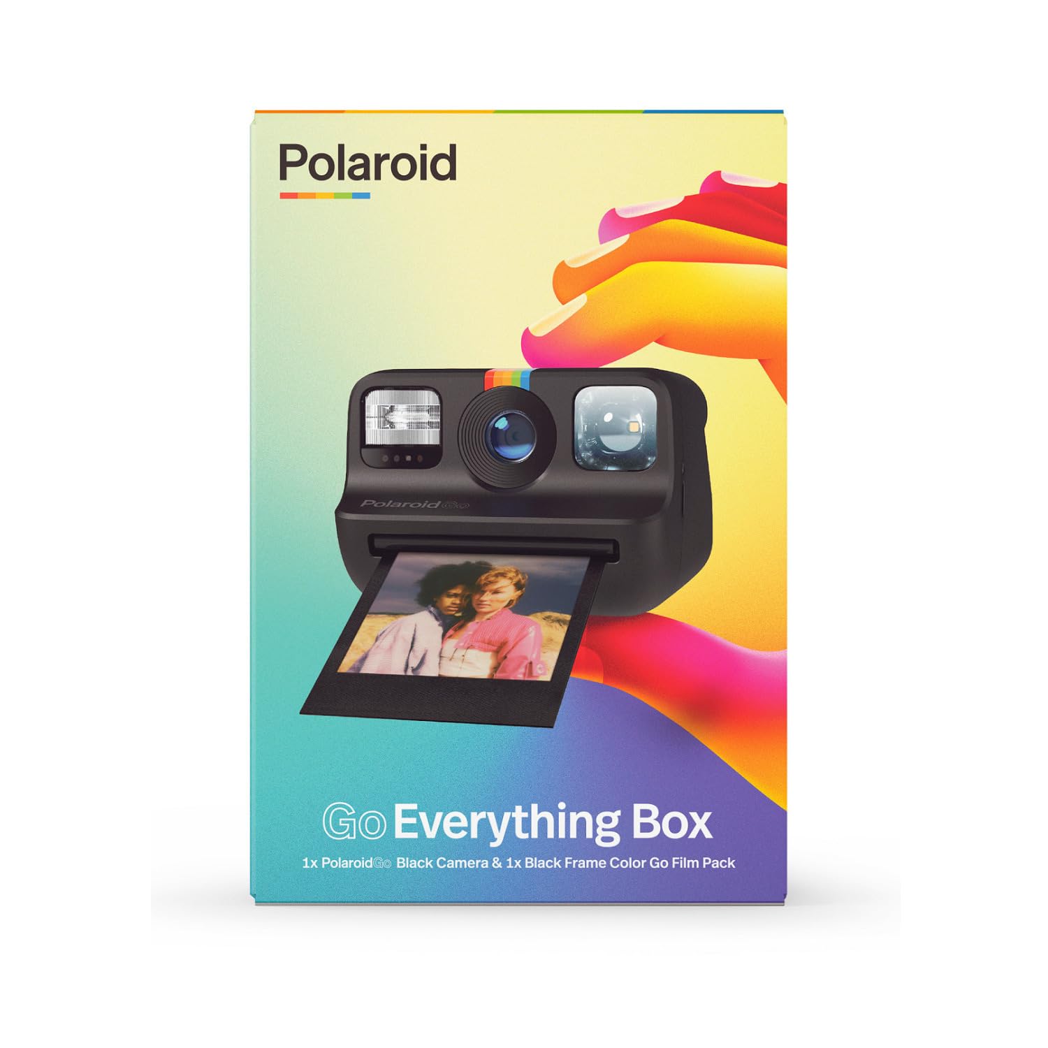 Polaroid - 6215 - Everything Box Polaroid Go Black, Instant-image