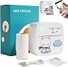 Pocket Printer - Portable Printer, Photo Printer | Compactable Sticker Printer, Wireless Inkless Pocket Printer, Small Sticker Printer Machine for Supported