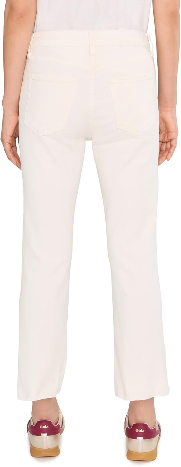 KUT from the Kloth Petite Kelsey High-Rise Ankle Flare with Raw Hem