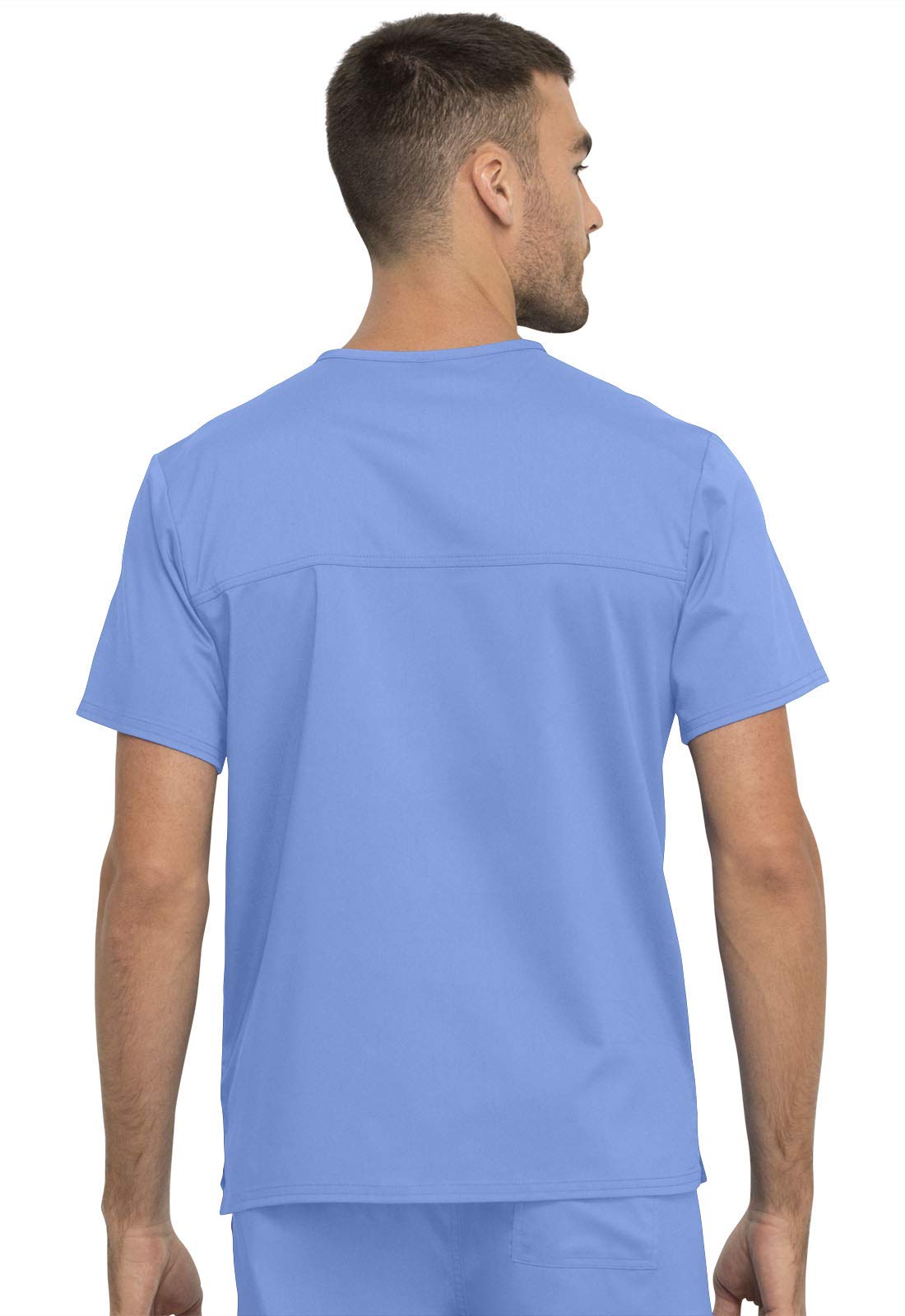 Cherokee Conjunto de uniforme médico unisex con cuello en V y pantalón cónico | Cintura ajustable con cordón, ajuste cómodo, diseño de fácil cuidado, hecho para cada turno