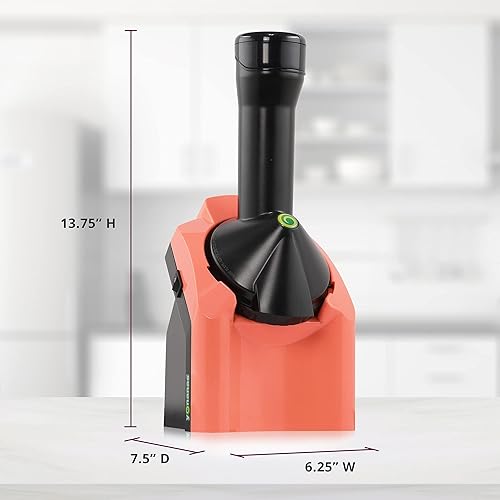 Miniatura 3 de Yonanas - Máquina 902CR clásica para servir postres a base de frutas congeladas veganas, sin lácteos, suaves y saludables, sin BPA, incluye 36