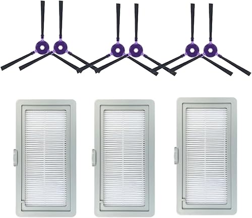 Sweeping Vacuum Cleaner Side Brush Filter Spare Parts Accessories Kit Compatible for Midea I5young I9EYE