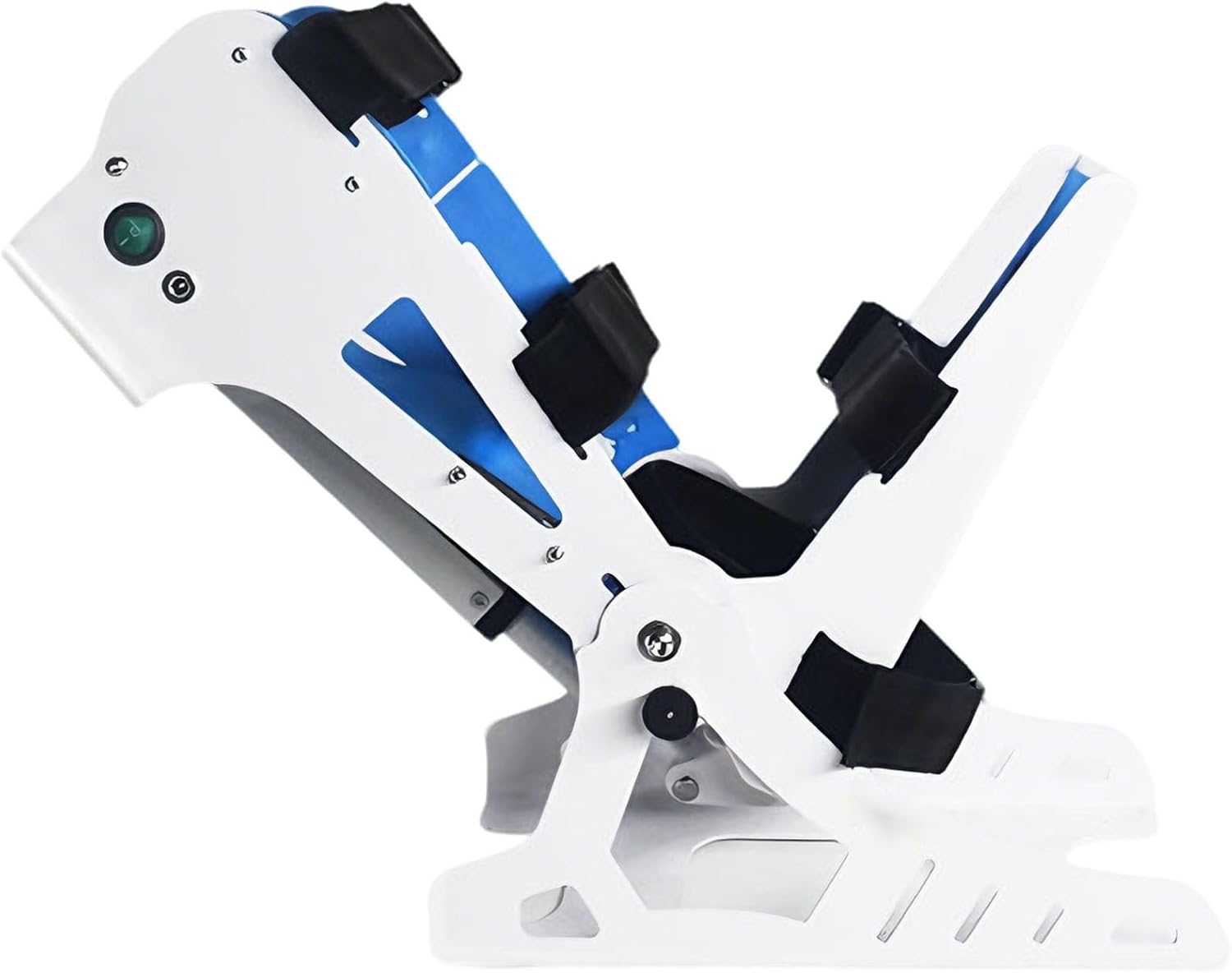 Electric Ankle Trainer, Ankle Rehabilitation Training Device with Remote Control, Plantarflexion 0-45° + Dorsiflexion 0-50°, Manual or Passive Mode, for Stiff Ankles/Foot Drop