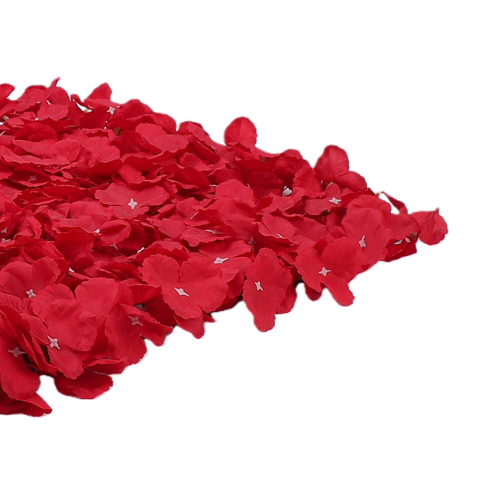Künstliche Hortensien-Blumenwand-Hintergrundpaneele für Hochzeitsdekoration, 12er-Pack, 60 X 40 cm |Wiederverwendbarer und Einfach Aufzubauender Dunkelroter Seidenblumen-, Romantische