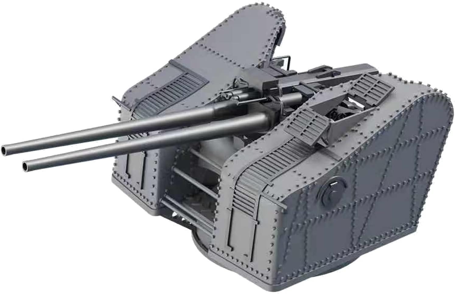 Amazon バンカースタジオ 1/700 日本海軍 九八式 十糎高角砲 連装砲架 4個入 (超大和型戦艦・空母大鳳用) プラモデル用