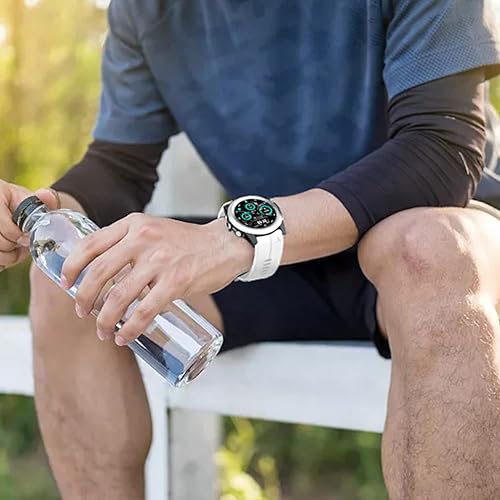 Miniatura 2 de hellosy Compatible con Garmin Fenix 5 BandFenix 6 Band, 0.866in Quickfit Correa de reloj de repuesto para Garmin 935945InstanctFenix 7Approach