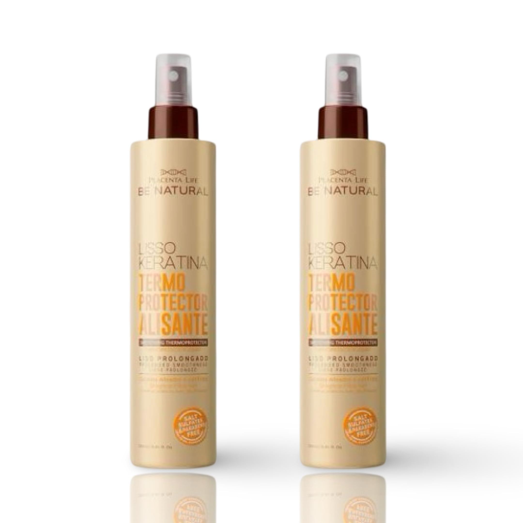 Lisso Keratina Placenta Life BE Natural Liso Keratina Thermoprotector  Alisante, Pack, oz