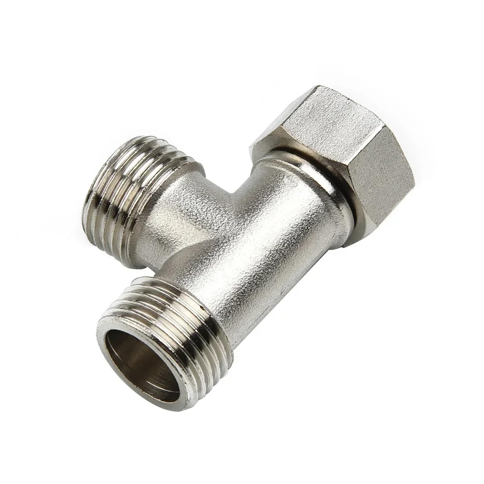 Válvula desviadora de inodoro G1/2" de cobre en T for baño, bidé, rociador, ducha, conexión de 3 vías.
