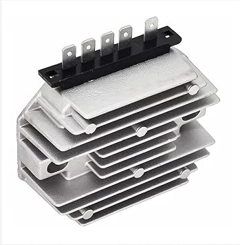 12V Voltage Regulator Rectifier Compatible with JD670 JD770 JD870 Tractors AM101406 AVMC-1013 Fits Lawn Mower Model F915 and Similar MachinesRectifier