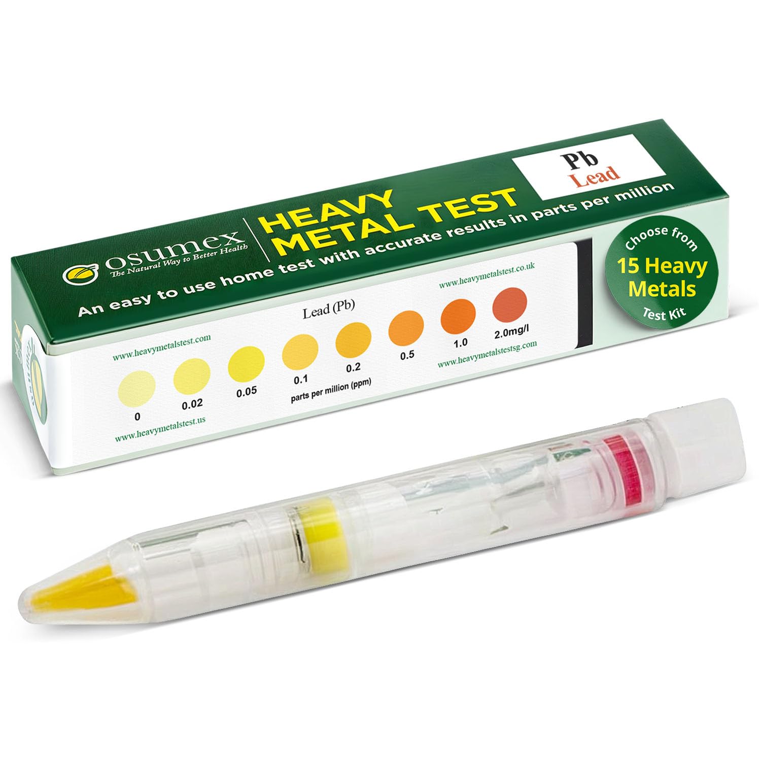 Heavy Metals Lead Water Test Kit - Home Testing Kit