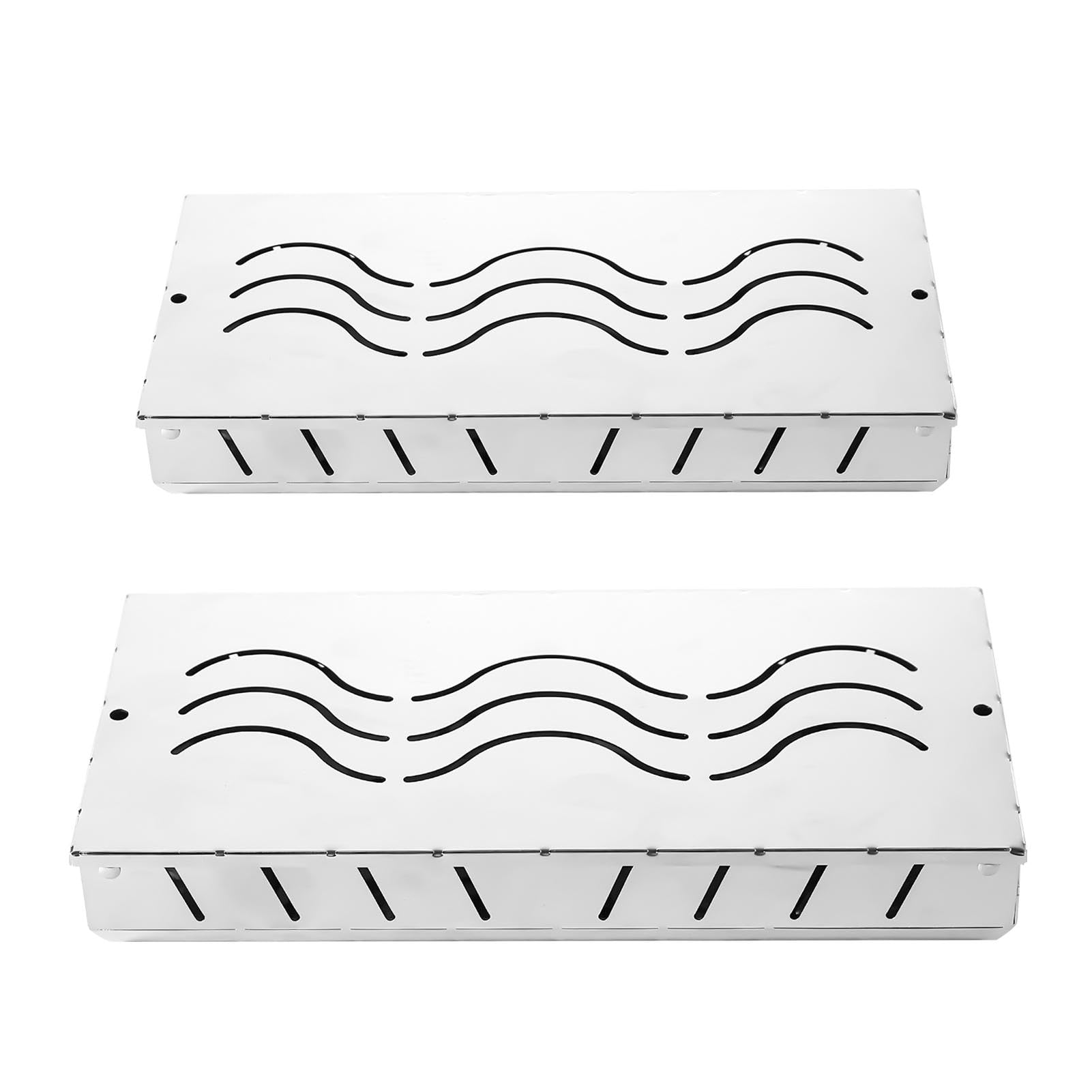 Scatola di fumatori di chip in legno, scatola di fumatori grill 2x scatola
