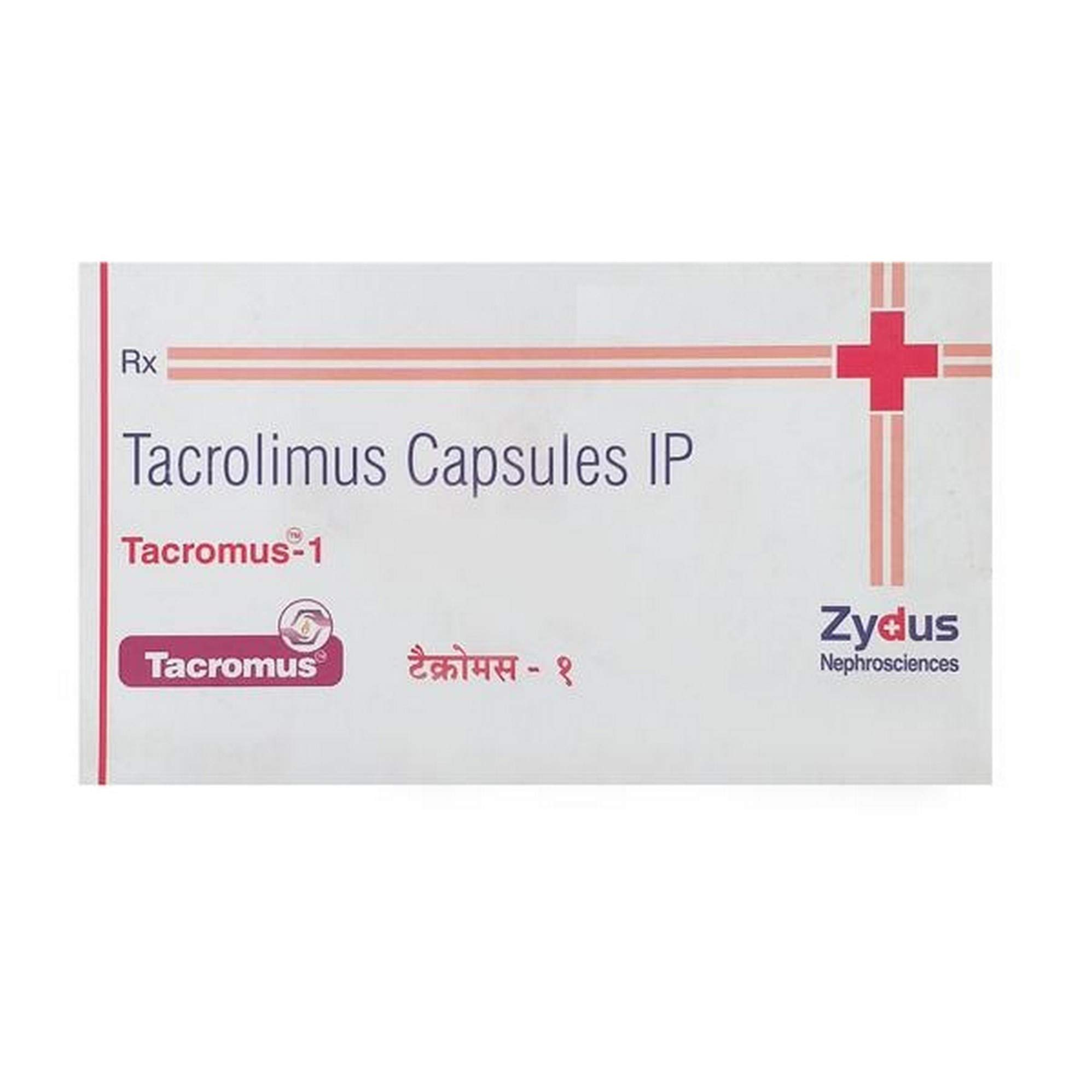 Tacromus 1 Mg - Strip of 10 Capsules