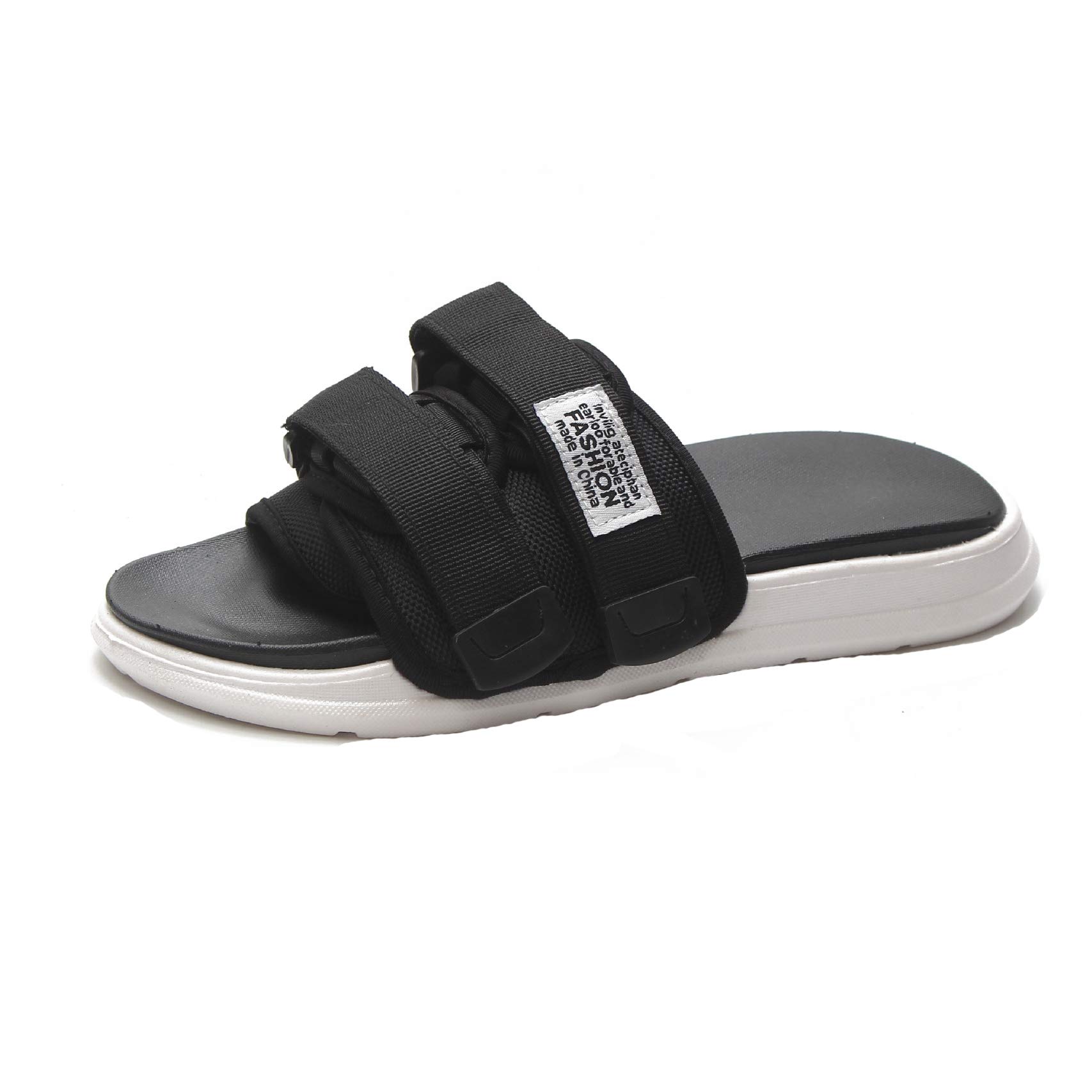 xsbyMen's and Women's Slide Sandals Adjustable Casual Slip on Slippers