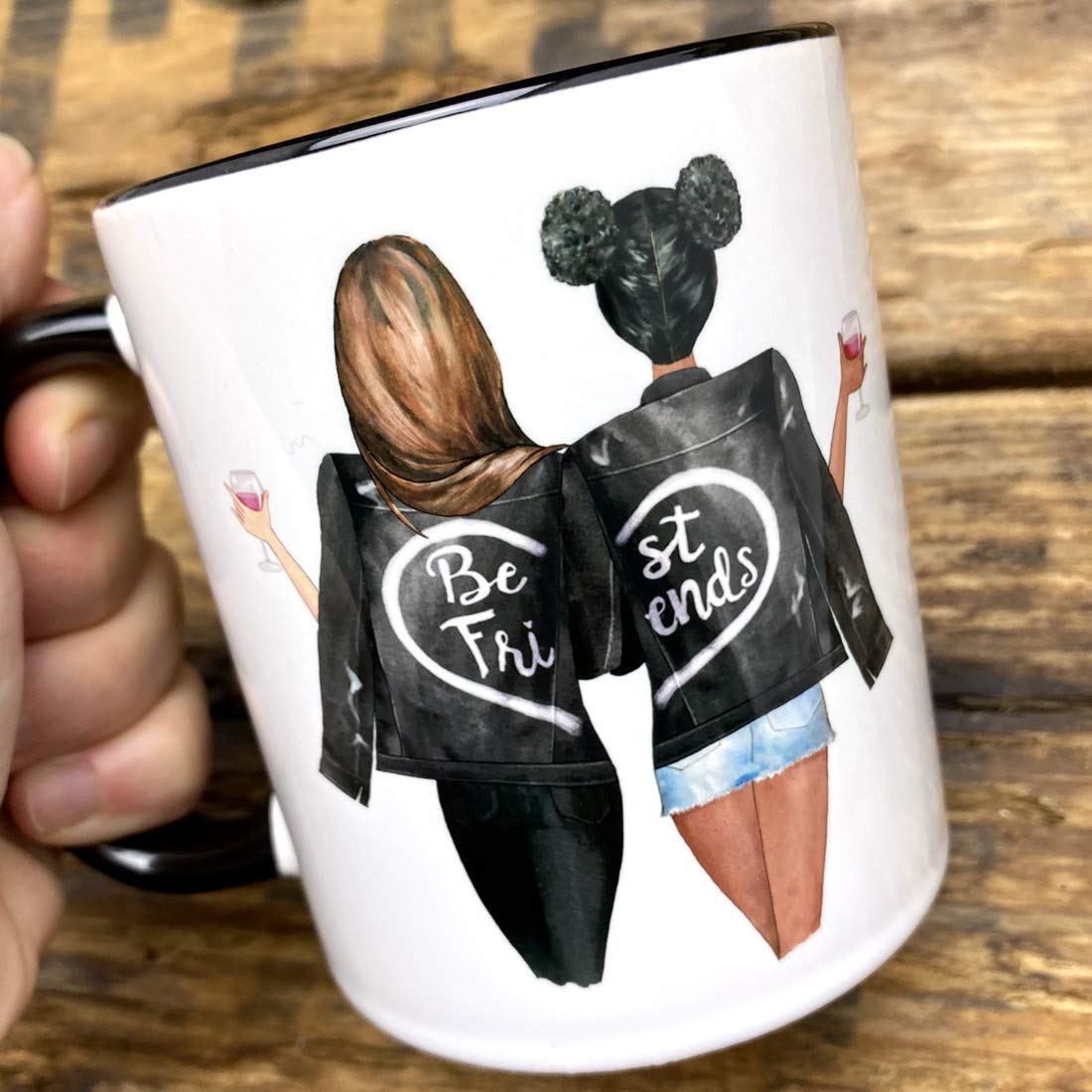 Buy Best Friends Mug - You’re My Person - Dark Skin With Black