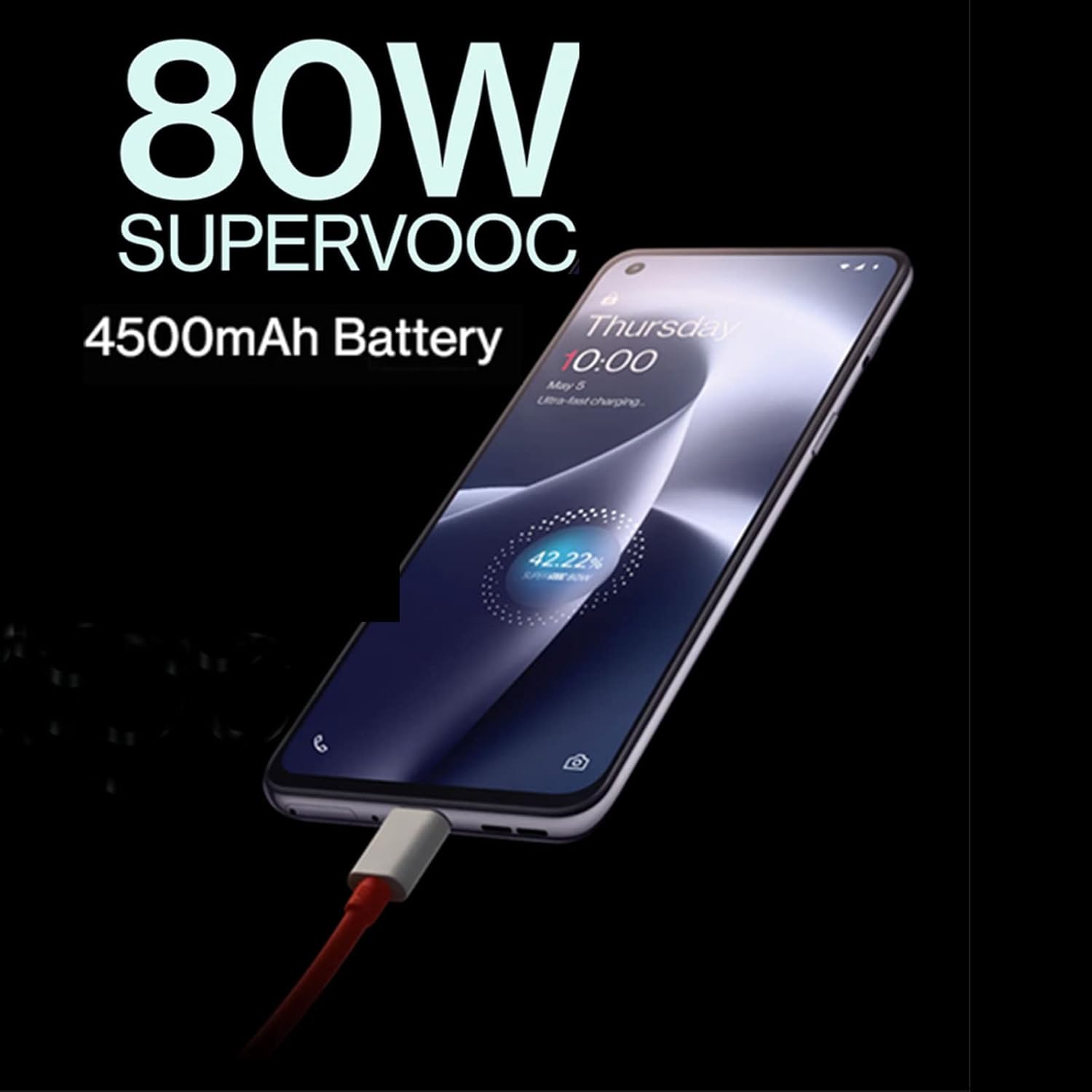 OnePlus Ace Dual-SIM 512GB ROM + 12GB RAM (GSM only | No CDMA) Factory Unlocked 5G Smartphone (Black) - International Version