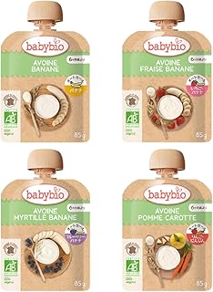 ベビービオ オーガニック ベビーオートミール 4種アソートセット（85g×4）