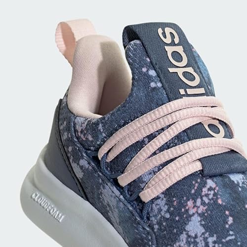 adidas Tênis Kids Lite Racer Adapt 7.0 (Crianças Pequenas), Preloved Ink/Sandy Pink/Black, 9 Eua Uni