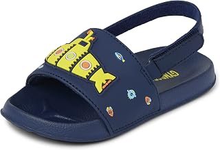 Unisex-Child and Toddler Slides with Backstrap Sandal