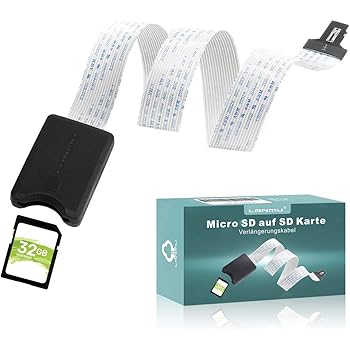 Cavo di prolunga TF per scheda SD Cavo di prolunga per scheda di memoria per Mini 3D / GPS per auto / Schermo LCD Compatibile con Raspberry Pi, Sandisk