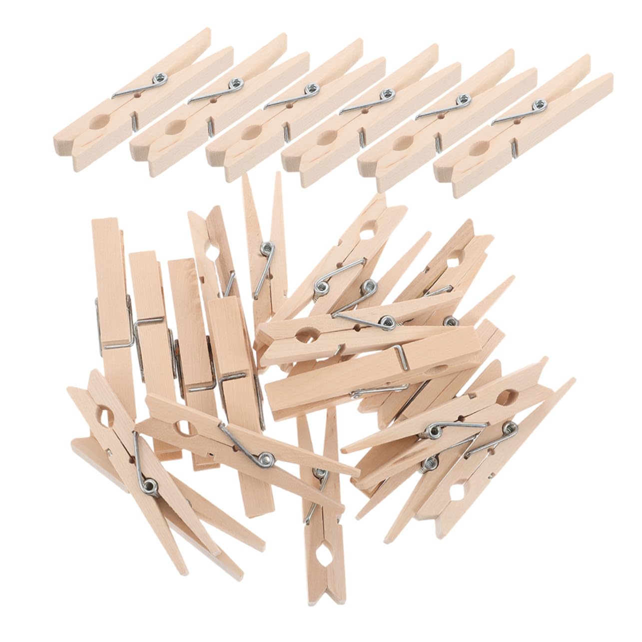 TOPBATHY 150piezas Pinzas de Madera para Ropa Mini Pinzas Naturales para Colgar Fotos Manualidades y Secado de Ropa