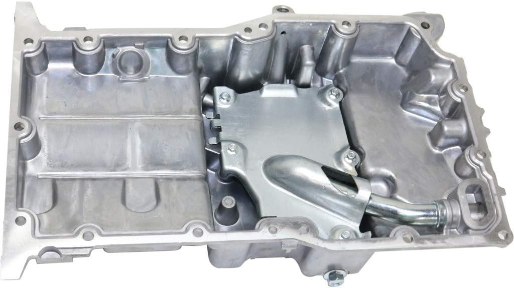 For Saturn Vue Oil Pan 2002 2003 2004 | Center Sump Location | 4 Cyl | 2.2L Engine | 4 qts. Capacity | Aluminum Material | 19210614 | 19256218