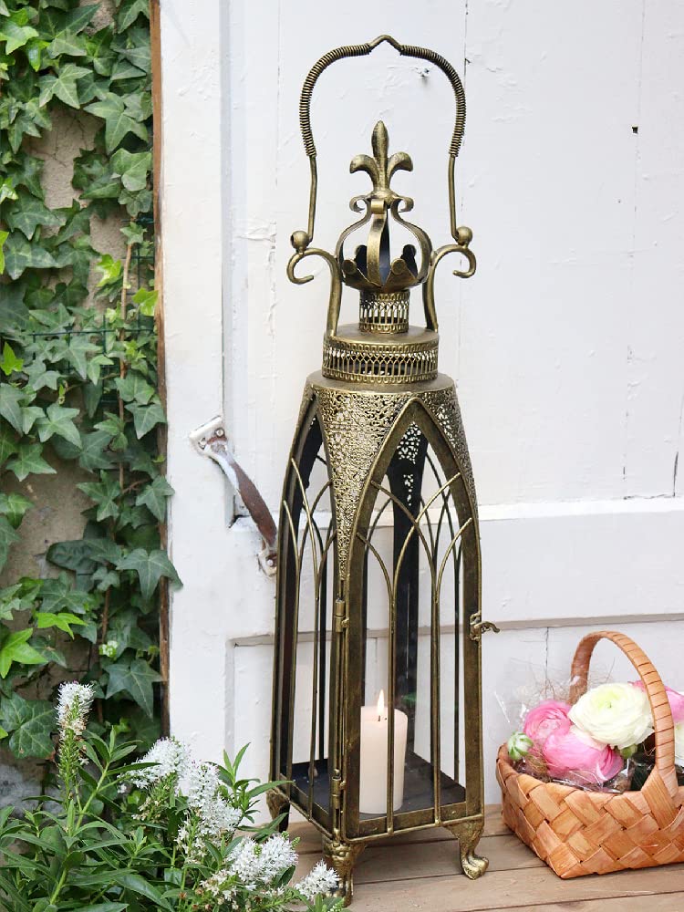 Amazon.com: BOOMLATU Large Candle Lantern Decorative with Clear