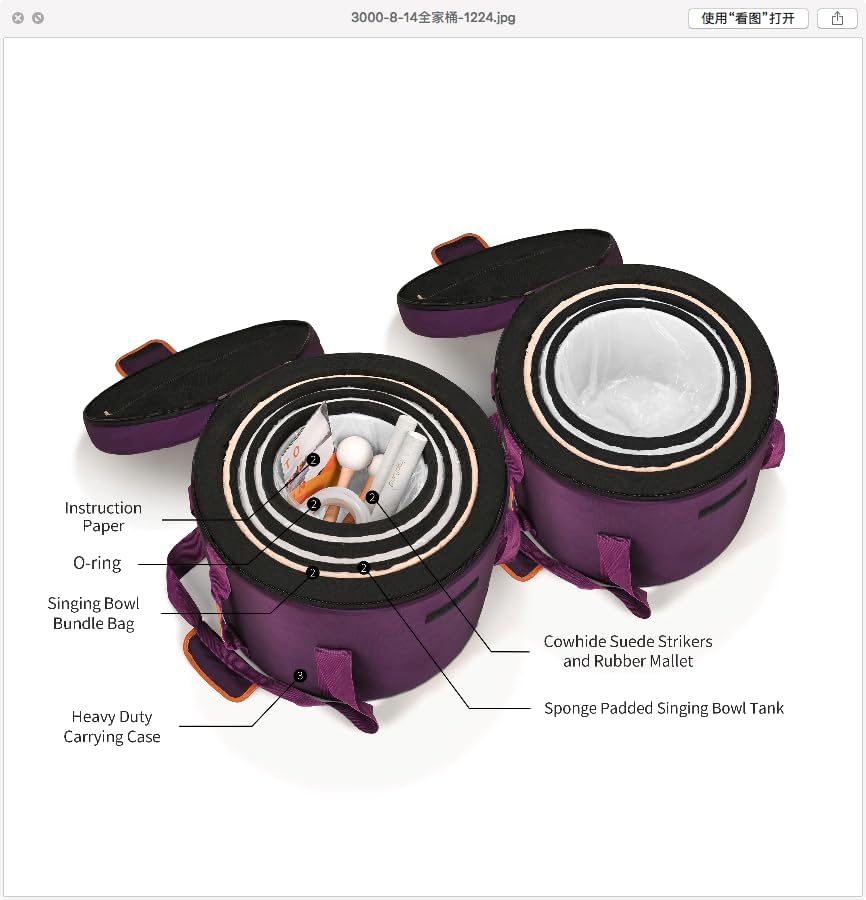 Miniatura 3 de TOPFUND - Cuencos de cristal para crear notas de sonido