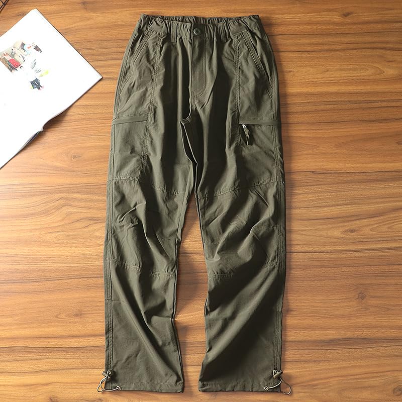 Tactical Cargo Pants for Men Waterproof Ripstop Military Work Pants with Drawstring Ankles Outdoor Hiking Camping Trousers4