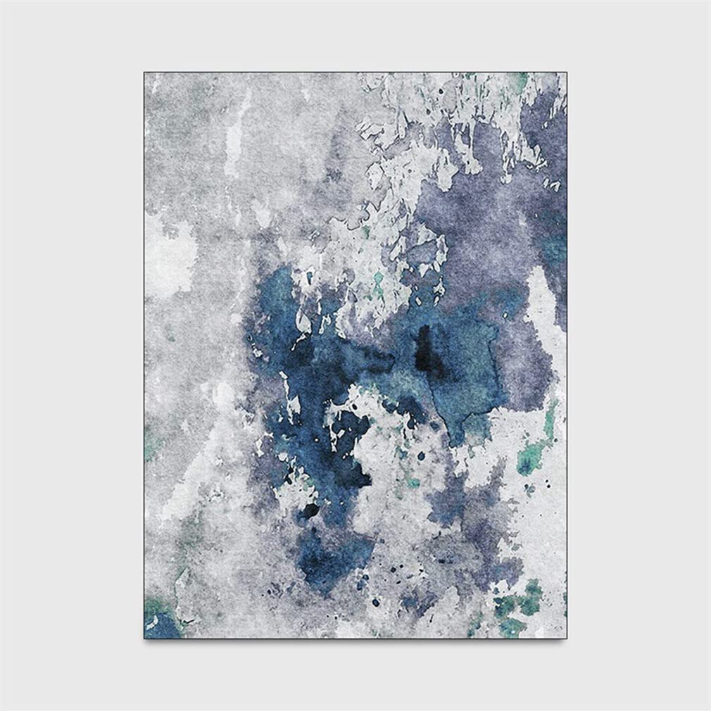 Modern Abstract Ink Gradient Area Rugs Bedroom Living Room Kitchen Bedside Floor Mats Indoor Outdoor Non-Shedding Non Slip