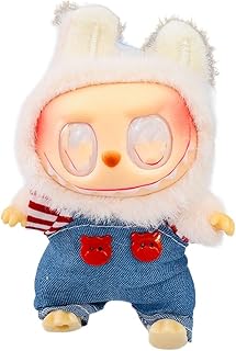 Genérico LA-BU Peluche con Ropa, Llavero Peluche, Muñeco con Ropa, Plush Toy, Peluche Sorpresa,Regalos para Amigos y Famil...