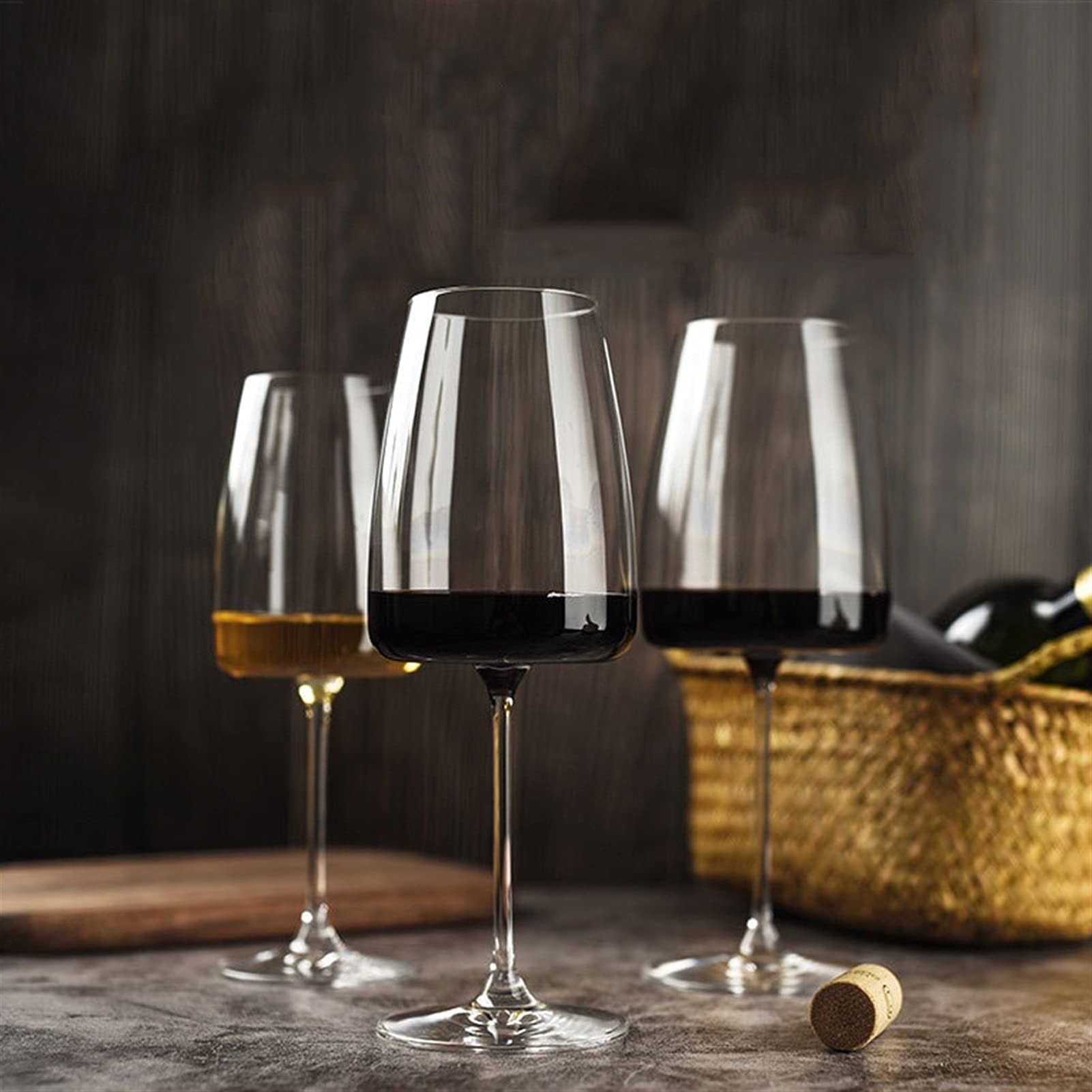 Copa de Vino, Copa de Vino, Cristal, Hecha a Mano, para el hogar, Copas para Tinto y Blanco, Caja de degustación Profesional, Copas de champán, Juego de Copas de champán