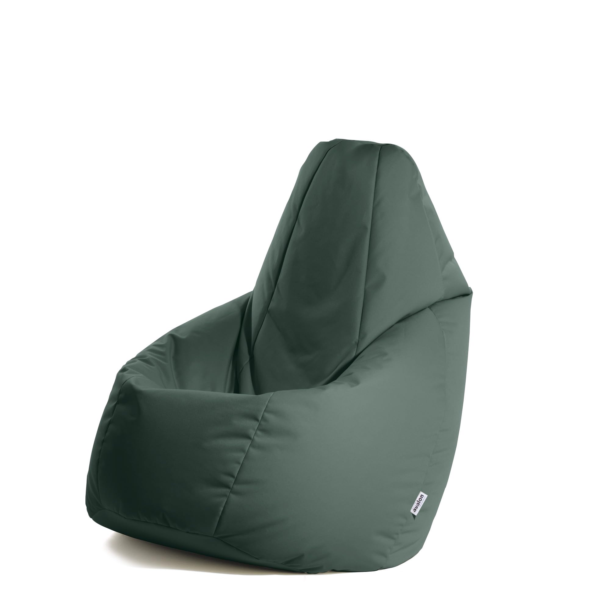 Avalon Jive Pouf rembourré en tissu technique indéchirable, taille S Vert foncé
