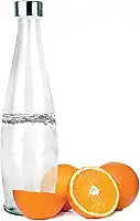 Tuut Garrafa Acqua para Água em Vidro com Tampa Inox 1L – Hermética e Fácil Limpeza