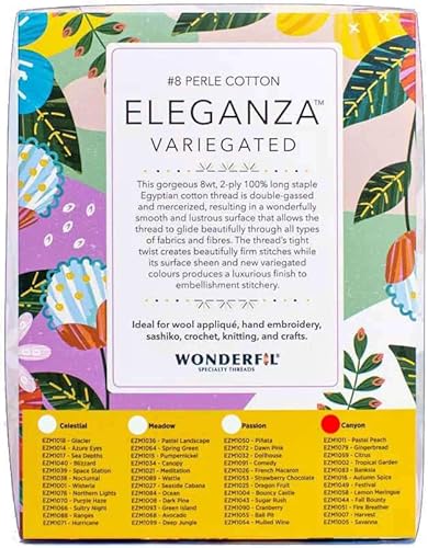 Miniatura 4 de 8wt Varigated Eleganza Pack de 12, Canyon