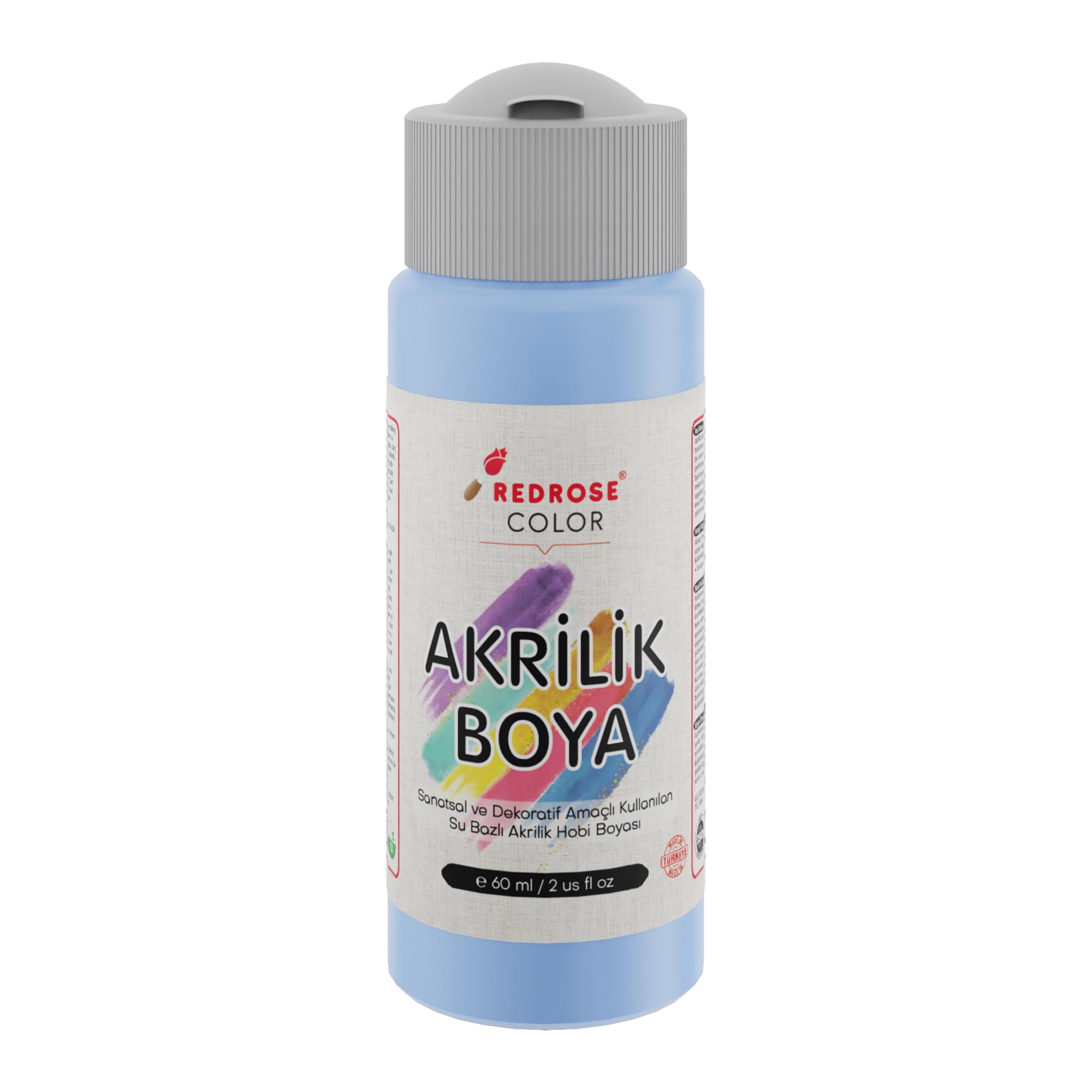 Red Rose Açık Mavi Akrilik Boya 60 ml